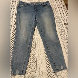 Maurice’s Edgely high-rise super skinny jeans, 20W Reg